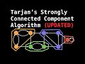 Tarjan S Strongly Connected Component SCC Algorithm UPDATED Graph Theory