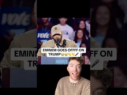 Eminem GOES OFF ON TRUMP🎤🔥🔥 #harriswalz