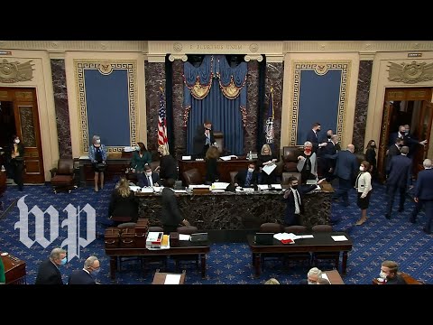 Senators escorted out of chamber as pro-Trump supporters storm the U.S. Capitol