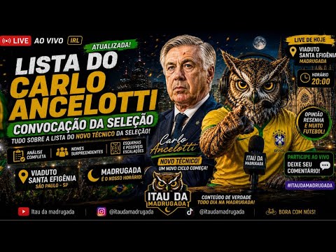 Itau da madrugada | IRL Ao Vivo 🌃🦉 | Madrugada em São Paulo