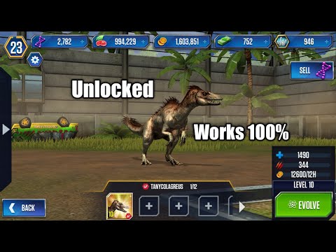 How to unlock Tanycolagreus in Jurassic World The Game | Jurassic World The Game