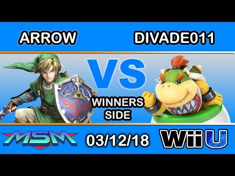 MSM 137 - DCG | Arrow (Link) Vs. Divade011 (Bowser Jr) Winners Side - Smash 4