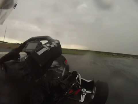 ONE lap with EVAN  ANGERVILLE  FR in the rain !   2014