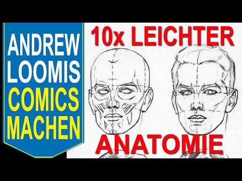 ZEICHNEN wird 1000x Leichter! ANDREW LOOMIS - COMICS MACHEN: GRUNDLAGEN der ANATOMIE / Fähigkeiten!!