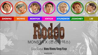 MONSTA X (몬스타엑스) - Rodeo (Color Coded Han/Rom/Eng/Esp Lyrics)