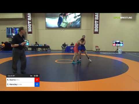2018 Marine Corps US Open/Senior Men's Greco-Roman 63 Con 8 #1 - Andrew Ibarra (NMU-) Vs. Christia