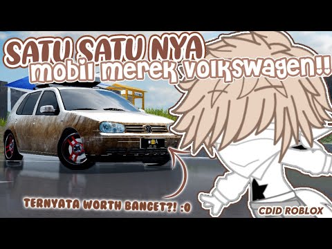REVIEW MOBIL VOLKSWAGEN PERTAMA DI CDID, TERNYATA BAGUS BANGET ?!! || CDID Roblox Indonesia