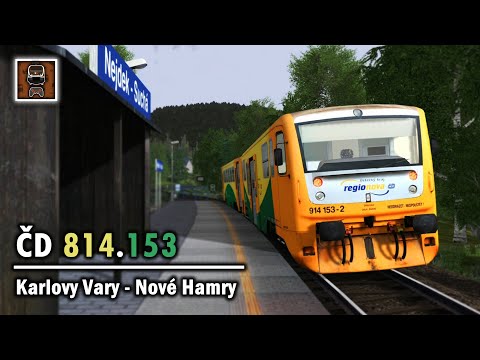 Train Simulator ▪ ČD 814 153 || Karlovy Vary → Nové Hamry || 2K