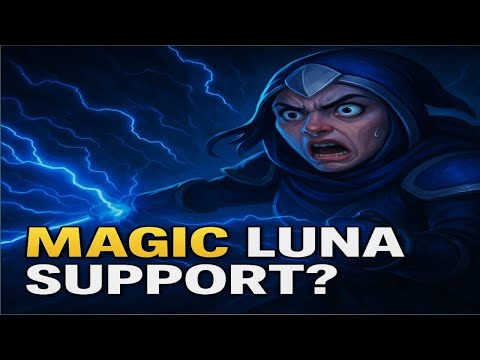 SURPRISINGLY STRONG! Magic Damage Luna as Support!  Dota 2 Fun Gameplay