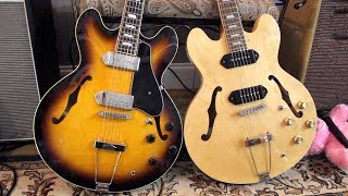 Video thumbnail for Epiphone Elitist Casino vs Standard Casino with UPGRADED Pickups by Jack Fossett