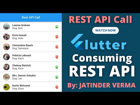 Consuming REST API in flutter | REST API call in flutter using http package