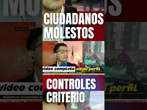 #REPORTE 📰 Crece la inconformidad por operativos de movilidad en BucaramangaBucaramanga, Santander.
