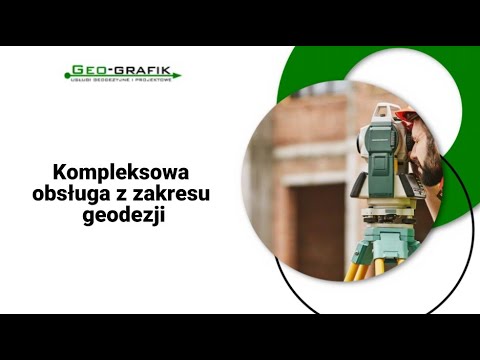 Geo-Grafik Usługi Geodezyjne i Projektowe Bartosz Duchowski - video