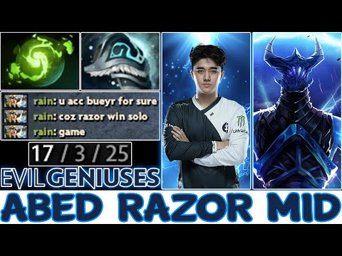 EG.Abed RAZOR outplayed MONKEY KING MID | Dota 2 Pro Players Clips