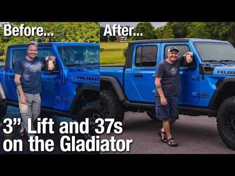 Jeep Gladiator Rubicon Overland Build stage 3 - Lift and Tires