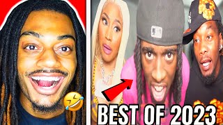 Kai Cenat Best Moments of 2023 Ft. Nicki Minaj Offset And More! REACTION