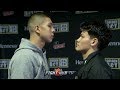 JAIME MUNGUIA AND TAKESHI INOUE MEET FACE TO FACE IN HOUSTON AHEAD OF FIGHT