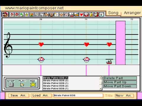 Mario Paint: Strato Patrol EOS Main Theme - Kirby Mass Attack