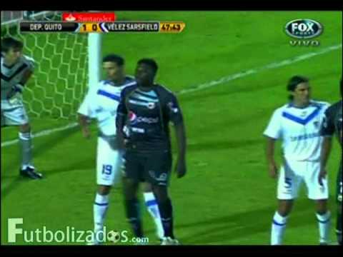 Dep. Quito 3 - Velez 0. Copa Libertadores 2012.