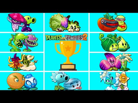 PvZ 2 Tournament Random 10 Team Plants Battlez - Which Team Plant Will Win?