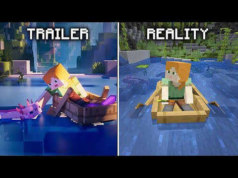 Minuthu - Minecraft 1.18: Trailer VS Reality