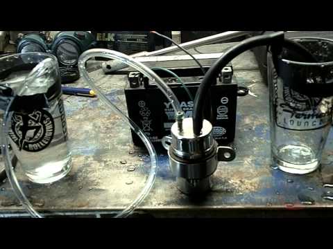 How to test a motorcycle fuel pump