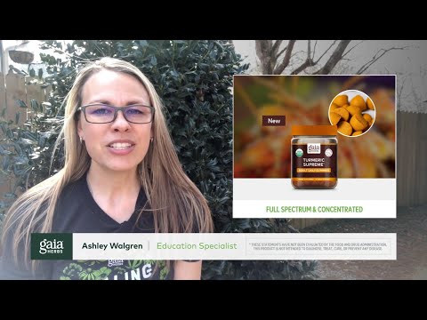 Just a Minute with Gaia Herbs — Turmeric Supreme Adult Daily Gummies