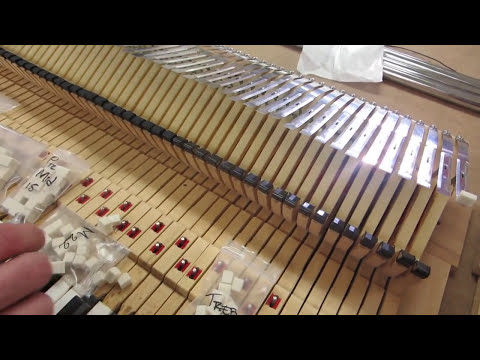 Fender Rhodes Piano Repairs // Installing Damper Felts