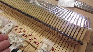 Fender Rhodes Piano Repairs // Installing Damper Felts