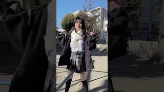 鉄棒を跨いでみたら…|I straddled the bars...#shorts #美女 #可愛い # Japanese #Girl #student