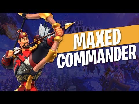 *AMAZING* Maxing Out my FIRST Commander - Rise Of Civilization
