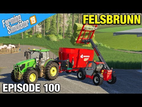 WE'VE HIT THE 100th EPISODE! Farming Simulator 19 Timelapse - Felsbrunn FS19 Episode 100