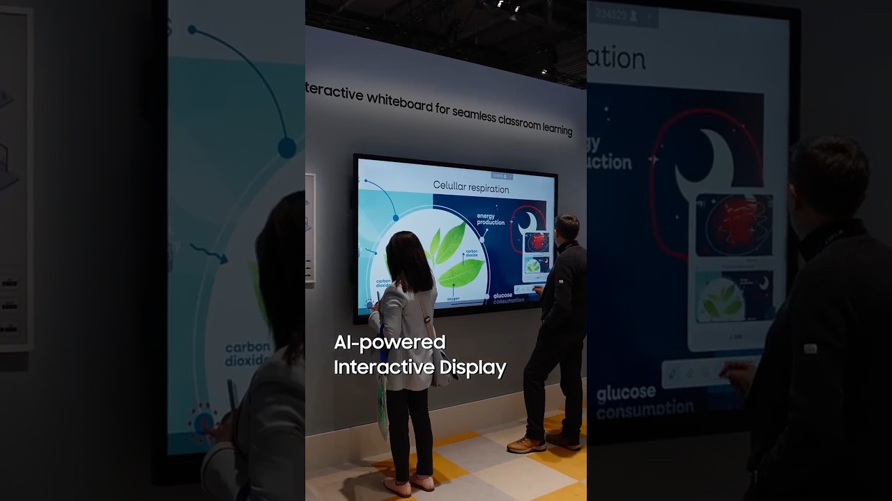[ISE 2025] Interactive Display: Smarter Learning with AI | Samsung