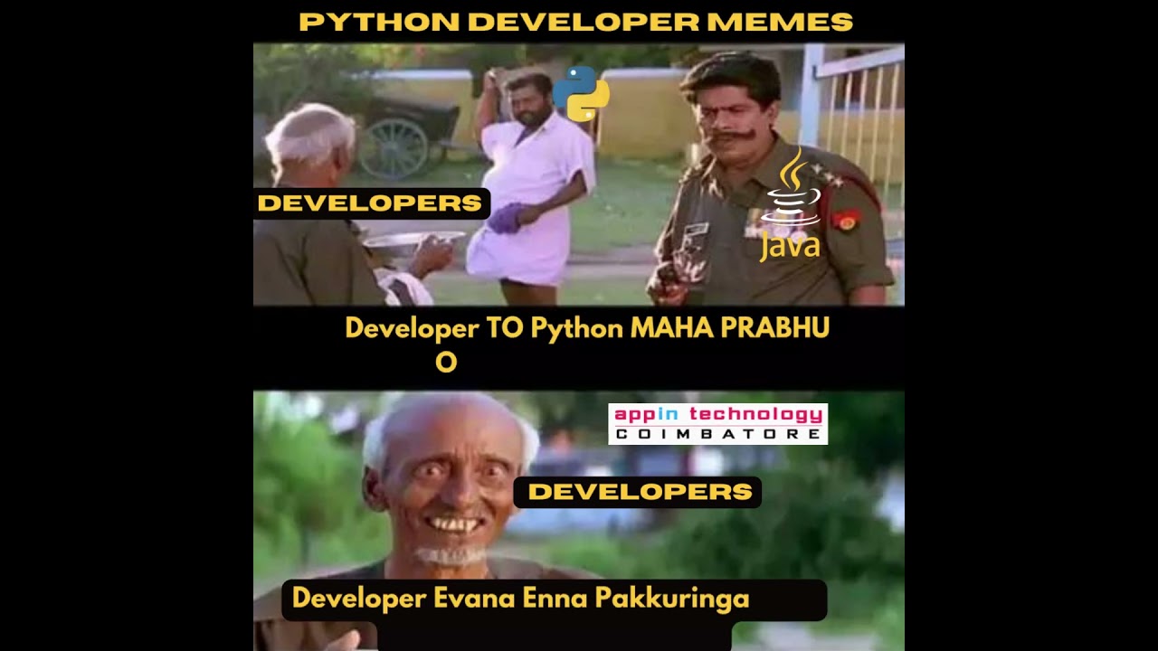 Python Developer MEMES | #pythontraining | #python | AppinTechnology| coimbatore