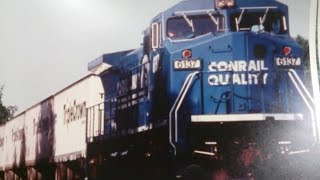 Cr 6137 with triplecrown roadrailers(found footage 1993)