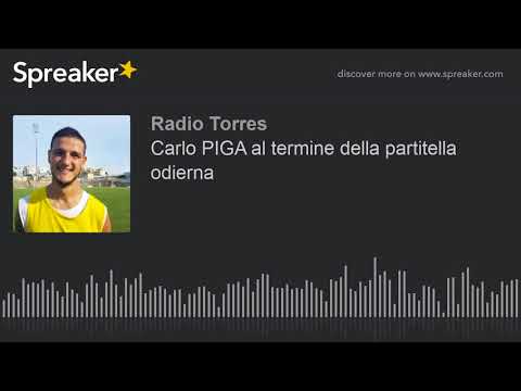 Carlo PIGA al termine della partitella odierna