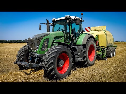 FENDT 924 + KRONE BigPack 1290 HDP XC | Pressatura Paglia 2022 | CONTARIN