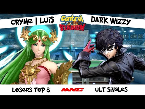 Central Stadium - Loser's Top 8 - Dark Wizzy (Joker) vs CRYME | Lui$ (Palutena)