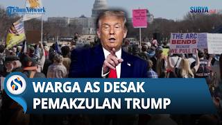 Dianggap Tidak Waras, Mayoritas Warga AS Ingin Donald Trump Segera Dimakzulkan Buntut Perang