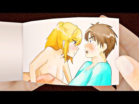 ALEX, OH MY GOD... | Anime Minecraft | Alex And Steve Life | Animation |  Animated FlipBook