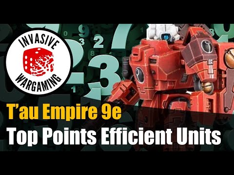 The Most Efficient Tau Units in 9th Edition 40k