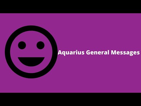 Aquarius general messages February, 2020 A very happy ending.