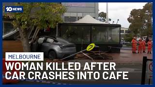 Melbourne Woman Killed After Tesla Crashes Into Cafe At Westfield Knox | 10 News