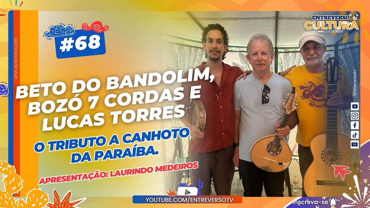 Festival de Música Canhoto da Paraíba -  Betto do Bandolim, Bozó 7 Cordas e Fernando Torres.