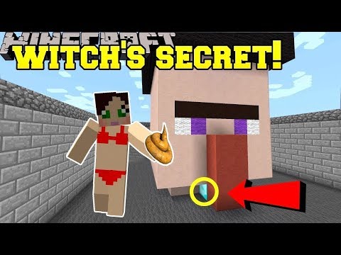 PopularMMOs Pat and Jen Minecraft THIS WITCH HAS A SECRET!!! - Halloween Find The Button