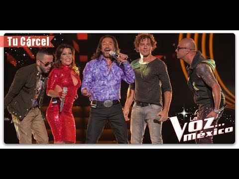 Marco Antonio Solis Ft. Wisin & Yandel, David Bisbal, Alejandra Guzmán - Tu Cárcel (La Voz México)