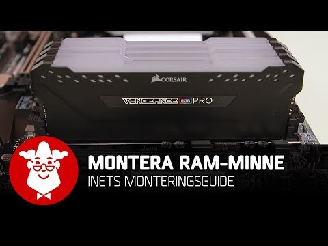 Montera RAM-minnen - Inets Monteringsguide