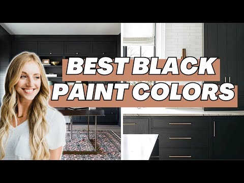BEST BLACK PAINT COLORS for interiors & exteriors | Top 6 Black Paint Colors for 2025