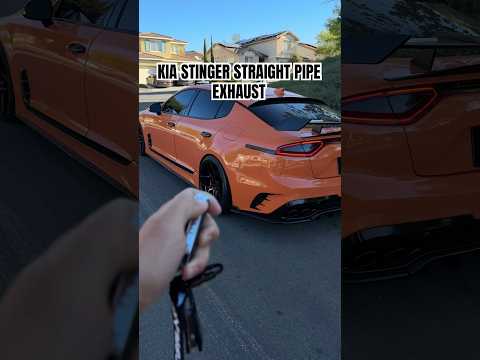Thumbnail for Fully straight piped Kia Stinger cold start #kiastinger #automobile #exhaust #cartok #kdm by Automobile