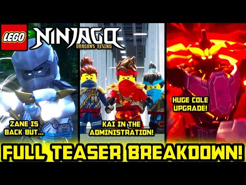 SEASON 4 Teaser Trailer Breakdown! 🐲 Details You Missed! Ninjago Dragons Rising Season 4 News!